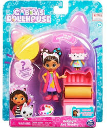 Spin Master Set 3 figurine interactive Spin Master, Gabby's Dollhouse Art Studio cu accesorii, 3 ani+ (20130493) Figurina