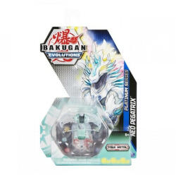 Spin Master Figurina metalica Bakugan Evolutions Platinum S4, Neo Pegatrix 3 cm SPM 20136015 Figurina