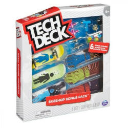 Tech Deck Set 6 mini placi skateboard, Tech Deck, Bonus Pack, Girl (20136705) - imperios