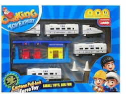  Set de joaca CarKing Toy Expert, Tren si Benzinarie (5692360094802)
