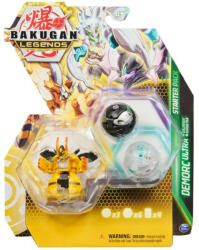 Spin Master Set 3 figurine Bakugan Legends Starter Pack, Demorc Ultra, Colossus, Barbetra, 9 cm