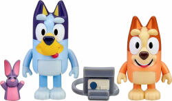 Moose Set 2 figurine Bluey si Bingo - Photo Fun, 4 piese, 3 ani+