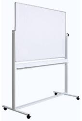 Optima Tabla alba magnetica, dubla fata, rotativa, 100 x 150 cm, pe stand mobil, profil aluminiu, Optima OP-25100150