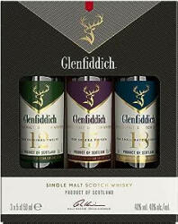 Glenfiddich Collection whisky set 3x0, 2l 12, 15, 18 éves DD