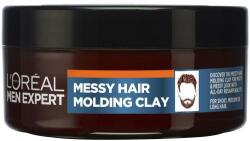 L'Oréal Men Expert Barber Club Messy Hair Molding Clay cremă modelatoare 75 ml pentru bărbați