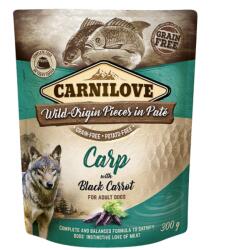 CARNILOVE Carnilove Dog Pouch Pate cu Crap si Morcov Negru, 300 g