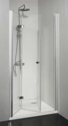 Sanotechnik Zuhanyajtó, Sanotechnik EN1390 SIMPLYFLEX zuhanyfülke csuklóajtó, 90 cm, króm - mozaikkeramia