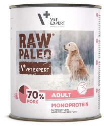 VetExpert VETEXPERT Raw Paleo Pork Adult Can 800g Conserva caine, cu porc