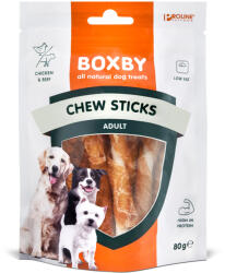 Boxby 80 g Boxby Chew Sticks csirkés kutyasnackek 80 g Boxby Chew Sticks csirkével