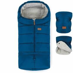 Petite&Mars Jibot 3in1 Téli bundazsák + Jasie kézmelegítő szett - Ocean Blue