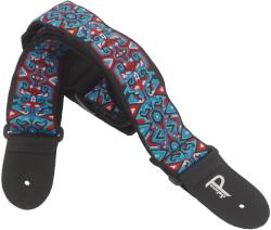 Perri's Leathers 7650 Hope Collection Geometric Red & Blue