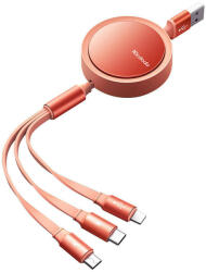  Cable USB Mcdodo CA-7252 3in1 retractable 1, 2m (orange)