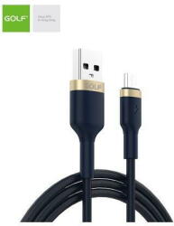 GOLF Cablu USB la micro USB Golf Data Sync Metal Braided 3A ALBASTRU GC-71m (A0112766) - vexio