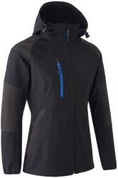 Coverguard Antilope női softshell dzseki fekete/kék (5ANT01000S)
