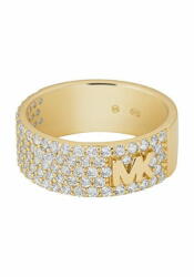 Michael Kors Csillogó ezüst gyűrű cirkónium kövekkel MKC1555AN710 (Kerület 55 mm)