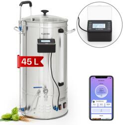 Klarstein Brauheld Smart 45 Cazan de măcinat 2500 W 45 L 100°C Pompă de circulație Oțel inoxidabil (BRD3-BrauheldSmart45) (BRD3-BrauheldSmart45) - klarstein