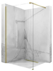 Rea Aero Walk-in zuhanyfal 100x195 cm átlátszó üveg, csiszolt arany REA-K4701 (REA-K4701)