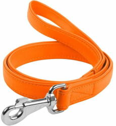 WAU DOG Lapos narancssárga bőr póráz 122cm 25 mm narancssárga
