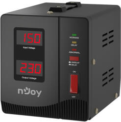 NJOY AVR (Feszültségszabályozó) Alvis 1000, Digital display, 150-270 VAC (AVRL-10001AL-CS01B) - okoscucc