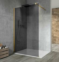 SAPHO VARIO GOLD Fix zuhanyfal, fali profillal, merőleges merevítő nélkül, füst üveg, 1000mm (GX1310GX1016) (GX1310GX1016)