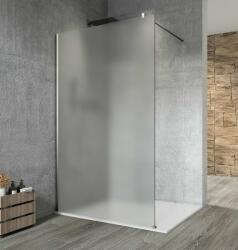 SAPHO VARIO CHROME Fix zuhanyfal, fali profillal, merőleges merevítő nélkül, matt üveg, 1100mm (GX1411GX1010) (GX1411GX1010)