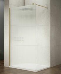 SAPHO VARIO GOLD MATT Fix zuhanyfal, fali profillal, merőleges merevítő nélkül, nordic üveg, 1100mm (GX1511-10) (GX1511-10)