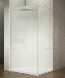 SAPHO VARIO WHITE Fix zuhanyfal, fali profillal, merőleges merevítő nélkül, nordic üveg, 800mm (GX1580-07) (GX1580-07)