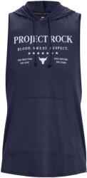 Under Armour Project Rock Férfi sportos cipzár nélküli pulcsi Under Armour PJT RCK SL HOODIE Q3 kék 1382279-410 - XXL