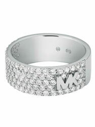 Michael Kors Csillogó ezüst gyűrű cirkónium kövekkel MKC1555AN040 (Kerület 60 mm)