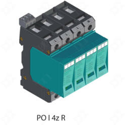 KIWA PO I 4z R 280V túlfeszültség levezető távjelzős 12, 5kA T1+T2 (B+C) 83.008 (KIWA83008)
