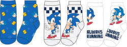 E plus M Sonic a sündisznó Running gyerek zokni 23/26 NET85EMM523407923