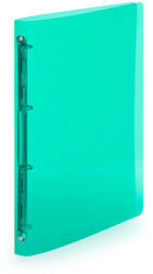 KARTON P+P Gyűrűskönyv A4, 4 gyűrűs 2cm gerinc áttetsző PP, Karton P+P Lines zöld (2-145) - bestoffice
