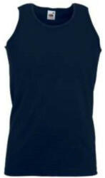 Fruit of the Loom F06 ujjatlan, sportos trikó, ATHLETIC VEST, Deep Navy - 3XL