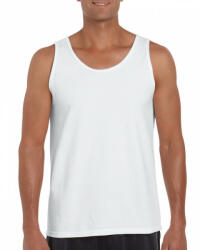 Gildan softstyle, GI64200, ujjatlan pamut póló, White-XL