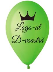 Personal Balon cu logo - Verde 26 cm