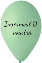 Personal Balon cu text - verde mentă 26 cm