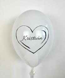 Personal Balon cu text - Alb 26 cm