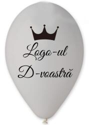 Personal Balon cu logo - Gri 26 cm