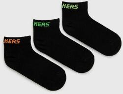 Skechers gyerek zokni (3 pár) fekete - fekete 31/34 - answear - 2 690 Ft