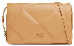 Calvin Klein Táska Re-Lock Quilt Shoulder Bag K60K611021 Barna (Re-Lock Quilt Shoulder Bag K60K611021)