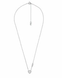 Michael Kors Gyengéd ezüst nyaklánc cirkónium kövekkel Pavé Heart MKC1520AN040