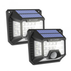 BlitzWolf BW-OLT3 kültéri napelemes LED lámpa mozgás- és szürkületérzékelővel (2db)