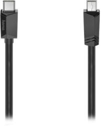 Adatkábel HAMA USB-C/Mini USB 0, 75m fekete
