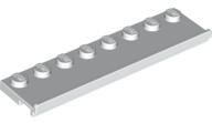 LEGO® 30586c1 - LEGO fehér lap 2 x 8 méretű, hosszanti sínnel (30586c1)