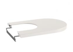 Roca Inspira Round lassú záródású SUPRALIT bidé fedél, beige A80652265B (A80652265B)