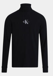 Calvin Klein Bluză cu gât J30J324003 Negru Regular Fit