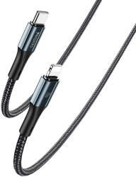 Yesido - Data Cable (CA95) - USB-C to Lightning, 3A, 20W, 480Mbps, 1.2m - Black (KF2314265) - pcone