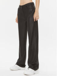 Calvin Klein Jeans Pantaloni din imitație de piele Milano J20J221925 Negru Straight Fit