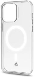 Celly GELSKINMAG Szilikon tok MagSafe rögzítéssel, iPhone 15 Pro, átlátszó