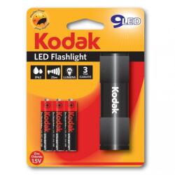  Lanterna KODAK 9 LED-URI, 46 lumeni, raza de actiune 25 m, IP62, 3 baterii AAA , diverse culori - Negru Automotive TrustedCars